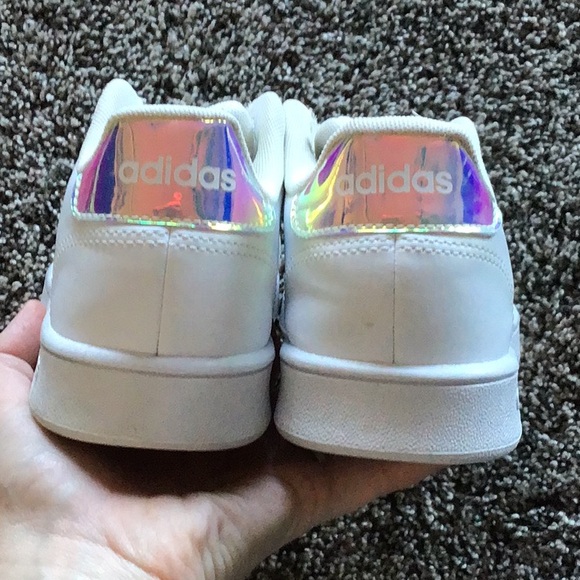 ADIDAS Grand Court Iridescent stripe women’s size 7 (kids size 5) - Picture 3 of 7